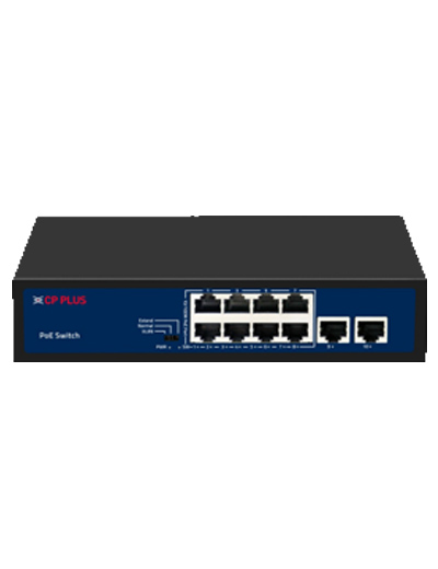 CP PLUS 8+2 POE SWITCH CP-DNW-HPU8H2-96-V2